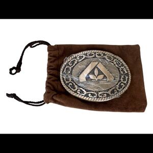 Vintage 1981 Metal Belt Buckle - Albertsons - OC Tanner - STILL SEALED -